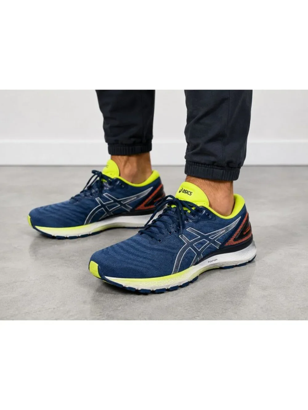 ASICS Gel-Nimbus 22 Running Shoes Mako Blue Men’s Athletic Gorpcore Size 9